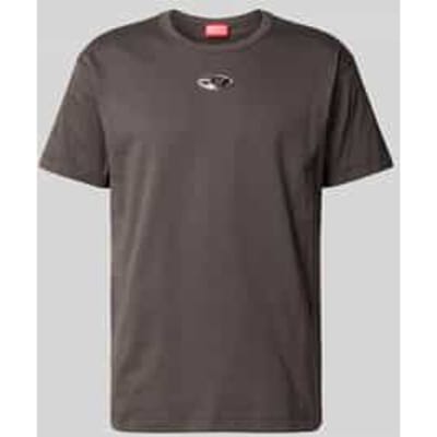 Regular fit t-shirt van puur katoen
