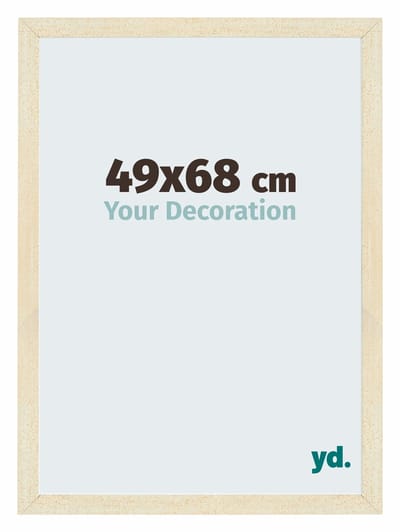 Your Decoration - Puzzellijst 49x68 cm - Zand Geveegd - Puzzellijst 500-1000 stukjes - MDF Fotolijst - Mura