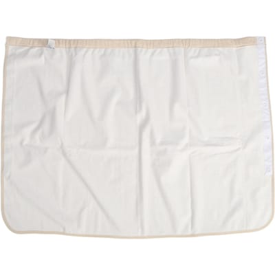 Jupe Couche en Tissu de Coton Lavable Portable Incontinence Alèse de Lit pour Adultes Personnes Âgées Kaki Bouton Pression M