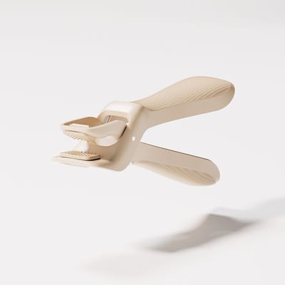 Pince anti-brûlure pour cuiseur vapeur, plateau de four à micro-ondes, pince antidérapante pour casseroles, accessoires de cuisine, pince pour bol beige