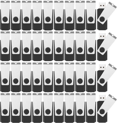 50 stuks USB-flashdrives 8 GB USB 2.0 Geheugensticks Draaibaar