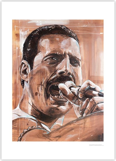 Freddie Mercury 03 poster 50x70 cm