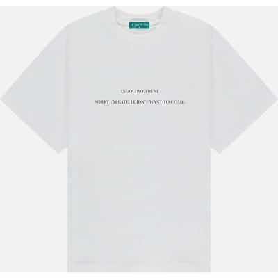 In Gold We Trust The Watch White Size: XS | T-Shirts Outlet | Unisex | Wit
