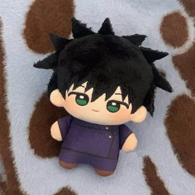 10cm Jjk Fushiguro Megumi Pluche Pop Anime Mini Megumi Fushiguro Knuffelpop Lichaam Sleutelhanger Speelgoed Fan Kerst Verjaardagscadeau 10cm black