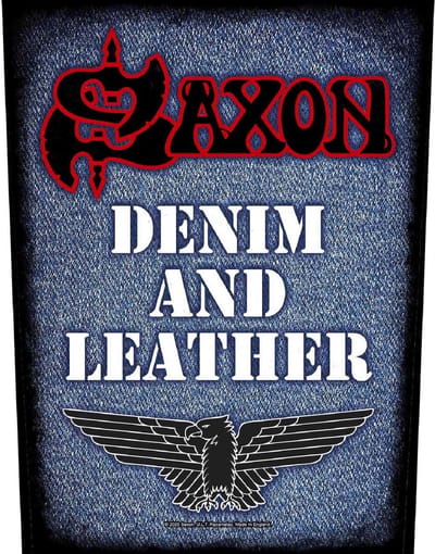 Saxon - Denim & Leather Rugpatch - Multicolours