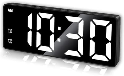 Digitale Wekker met Groot LED Display, Instelbare Helderheid en Snooze-functie