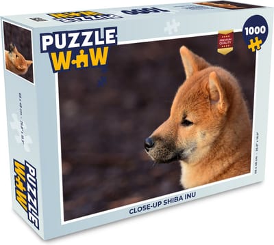 Puzzel Close-up Shiba Inu - Legpuzzel - Puzzel 1000 stukjes volwassenen
