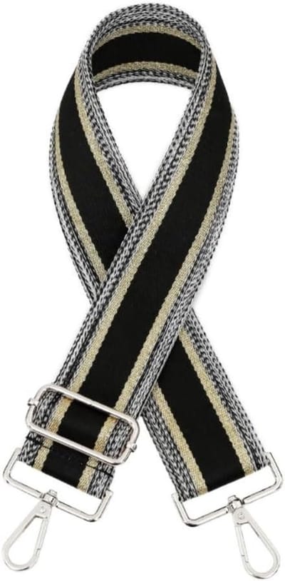 Kleurvolle Verstelbare Schouderband voor Tassen, 5 cm Breed, Ideaal voor DIY Accessoires, Verstelbare Lengte van 75-130 cm, Geschikt voor Mannen en Vrouwen, Met Zilveren Gesp