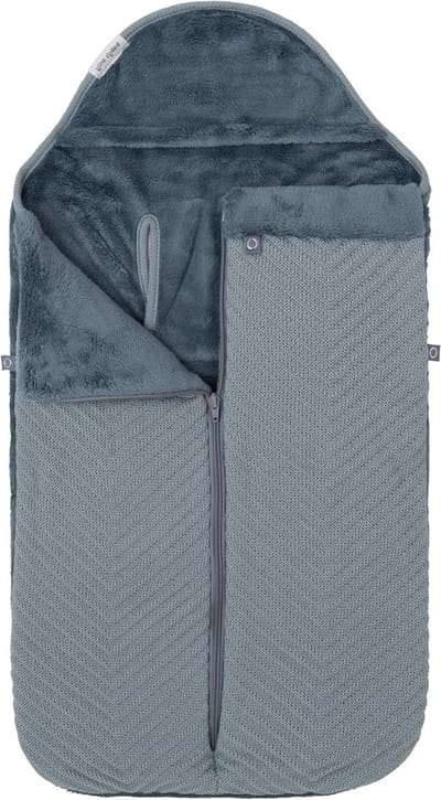 Baby Voetenzak - Autostoel Dekje - Baby Warm Houden - Innovatieve Voorrits - 86 x 38 cm - Nordic Blue