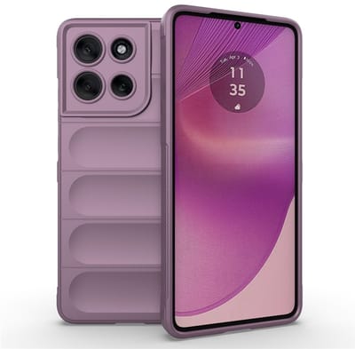 Coverup Hoesje - Geschikt voor Motorola Moto G86 Hoesje - Coverup Hands-On Rugged Back Cover - Paars