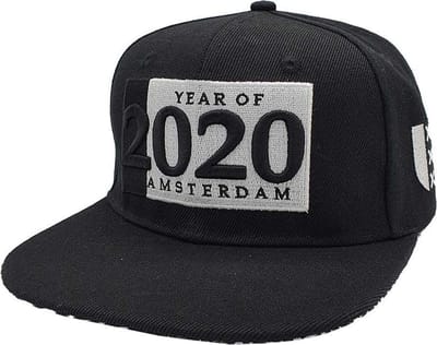 Lauren Rose - Het Jaar van Amsterdam 2 020 - Snapback Pet - One Size - Black