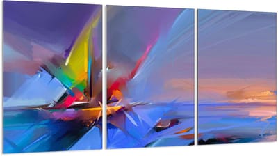 TMK ArtDeko 3x30 Serie - Glasplaat Bescherming - 3x30x52 cm - Getemperd Glas - Multifunctioneel