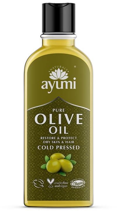 Ayumi - Pure Olive Oil - Hydraterend en voedend - Voor huid & Haar - Cold pressed - 150ml