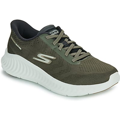 Skechers Go Walk Now Hands Free Slip-Ins heren sneaker - Kaki