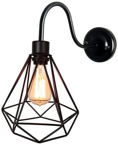 OHNO - Woonaccessoires - Atlas Wandlamp - Zwart - Tijdloos - Modern - Industrieël