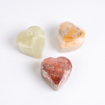 Marmeren Hart Urn Mini 25 ml Onyx - Urn voor Menselijke As - Crematie Urn voor As Volwassenen - Dieren Urn voor As Crematie - Urn Hond - Urn Kat
