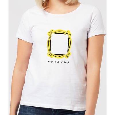 Friends Frame dames t-shirt - Wit - XS