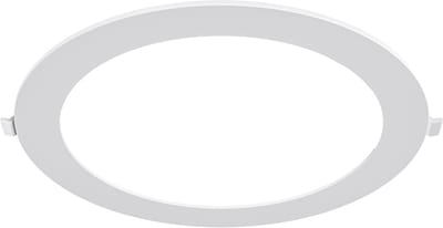LED Downlight Inbouwspot - Kingtron Thin - 18W 1760lm 120° Bundelhoek - Helder/Koud Wit 6500K - IP40 - Rond - Wit - Ø229mm Buitenmaat - Ø205mm Zaagmaat