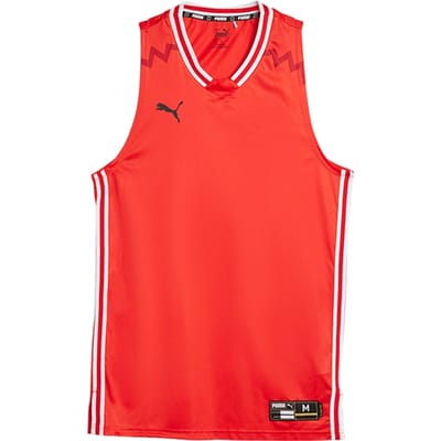 Puma Hoops Team Game Shirt Vrouwen Rood K04