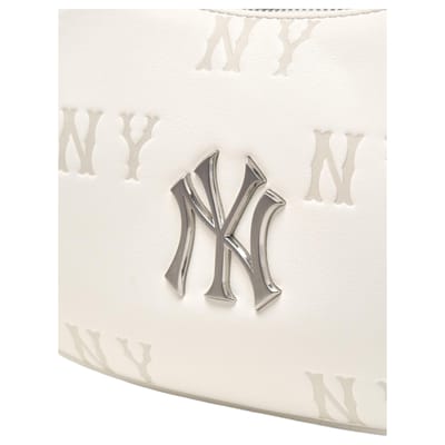 MLB New York Yankees Sac Cabas Monochome Vintage Gaufré Sac Cabas Mixte Crème 3ABQM016N-50CRS Basic Set (Bag)