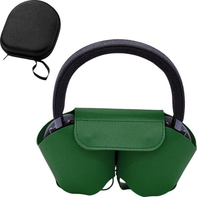Case geschikt voor AirPods Max - Groen - Cover - Hoesje - Volledige Bescherming - Stevig