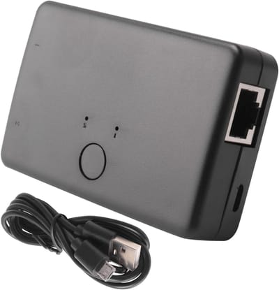 Netwerk Switch Box - LAN Hub Adapter - Netwerk Delen - Fysieke Scheiding - 8 x 8 x 2 cm