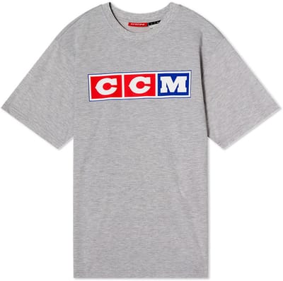 CCM - Heritage 3 Block Tee - Volwassenen - Grijs - L