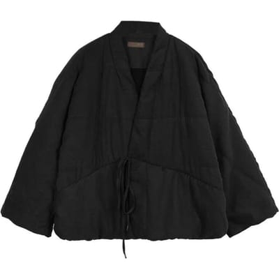Dames Vintage Plus Katoen Parka's V-hals Lange Mouw Effen Kleur Chinese Stijl Winterjassen Knopen Parka's One Size zwart