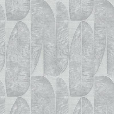 Grafisch behang Profhome 396582-GU vliesbehang licht gestructureerd design mat grijs zilvergrijs 5,33 m2