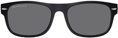 Montana Eyewear MRC1 leesbril met clip-on zonnebril +1.00 - Rechthoekig - Zwart