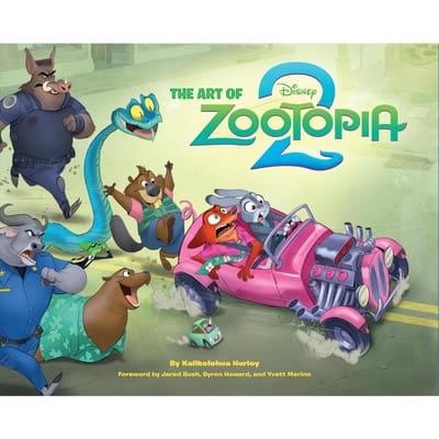 Kunst boek: Disney The Art of Zootopia 2, Hardcover blue