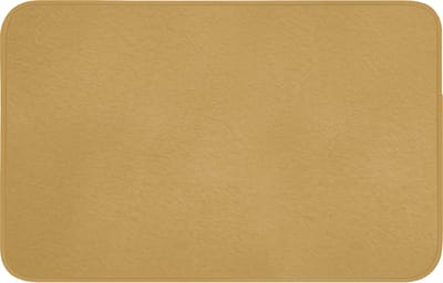 Badmat 80x50 cm - Antislip - Okergeel - Kleur - Herfst - Geel - Effen - Kleuren - Badmatten voor badkamer - Badkamermat - Douchemat - Badkamer mat