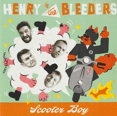 Henry & The Bleeders - Scooter Boy (7" Single) (Coloured Vinyl)