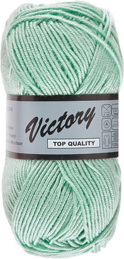 Lammy Yarns - Victory - Pistache 062 - Haakgaren - Breigaren - 50 Gram - 125 Meter – Acryl