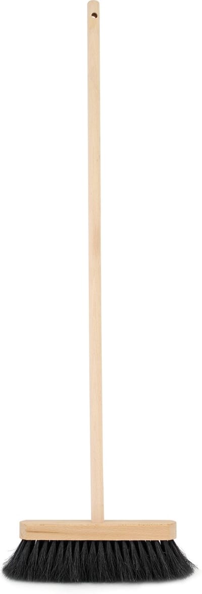 Sorex Kinderbezem - zacht - 65 cm - compacte bezem - zwarte haren