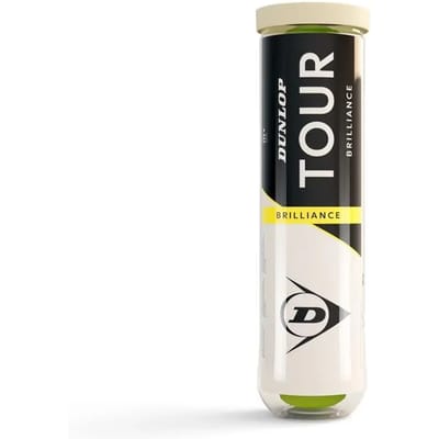 Tube met 4 tennisballen Dunlop Tour Brilliance
