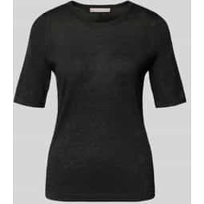 Gebreide pullover met ribboorden