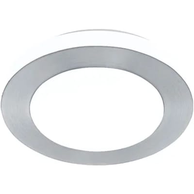 EGLO Batholino Led Carpi - Wand/Plafondlamp - 1 Lichts - Ø300mm. - Wit, Aluminium-Geborsteld - Wit