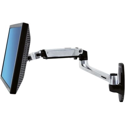 Adjustable support Ergotron 45 243 026 Screens Black Aluminium 34"