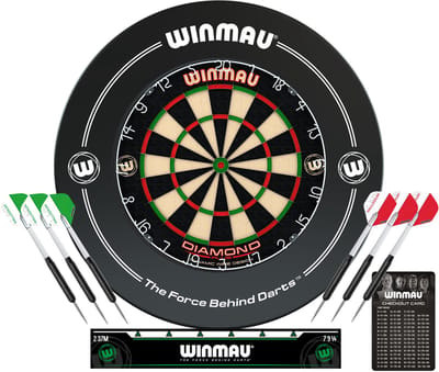 WINMAU - PDS Diamond Dartbord Surroundset