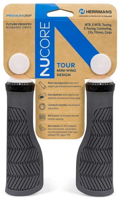 Herrmans Nucore Tour Wave Handvatten Grijs 130 mm