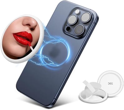 Magnetische Selfie Spiegel voor Smartphones, Geschikt voor Vloggen en Make-up, Ideaal voor iPhone en Andere Telefoons