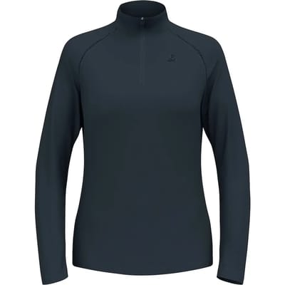 Odlo Rigi Fleece Met Halve Rits Blauw L Vrouw