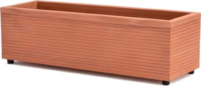 Handgemaakte houten Plantenbak – Voor Balkon, Terras of Tuin – Hout – Bruin – 70x17x17 cm – Bloembak – Duurzaam, Weerbestendig & Stijlvol Design