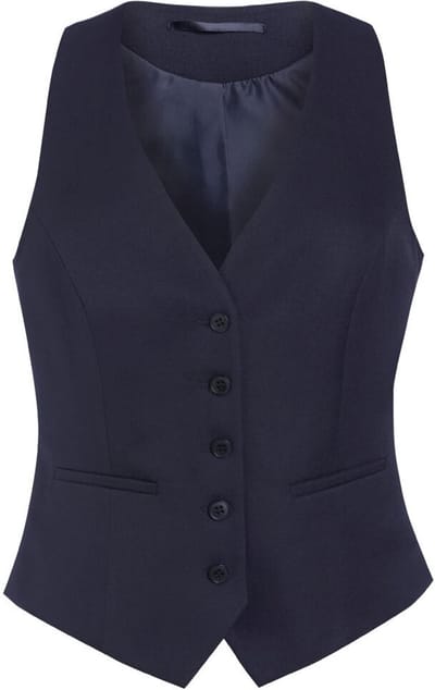 Brook Taverner Luna Ladies Waistcoat BT2257 - Navy - L