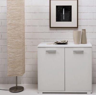 Dailygoods- Onderkast met 2 Deuren - Hoogte 80 cm - Breedte 90 cm - Diepte 45 cm - Dressoir Iep - Multifunctioneel Meubel - Plank Binnen