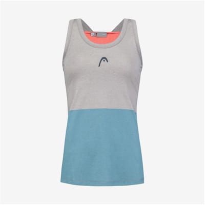 Head Racket Padel Tech Mouwloos T-shirt Blauw,Grijs XS Vrouw