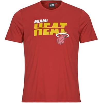New Era  T-shirt Korte Mouw NBA ESSENTIALS TEE MIAMI HEAT
