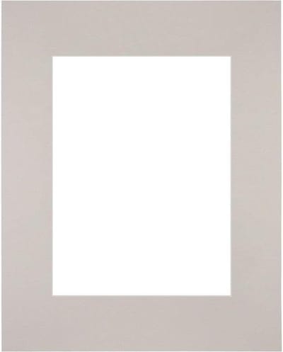 Passe-Partout Fotomaat 18x24 cm - Lijstmaat 28x35 cm - Grijs Graniet - Museumkarton - Fotolijst niet inbegrepen