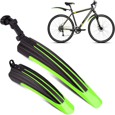 Universele Fiets Spatbord Set Voor en Achter - Verstelbaar voor MTB en Stadsfietsen 20-27 Inch